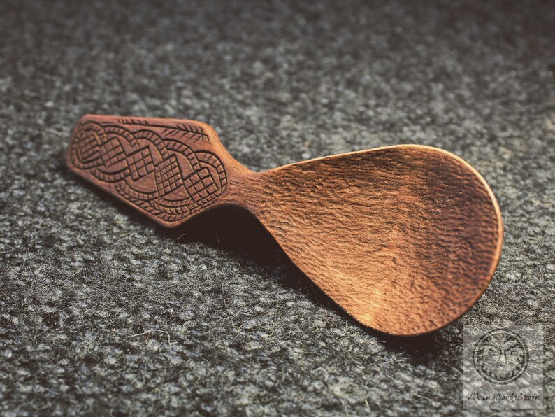 Medieval Spoon Viking Spoon Wood Cutlery Hand Carved | Etsy