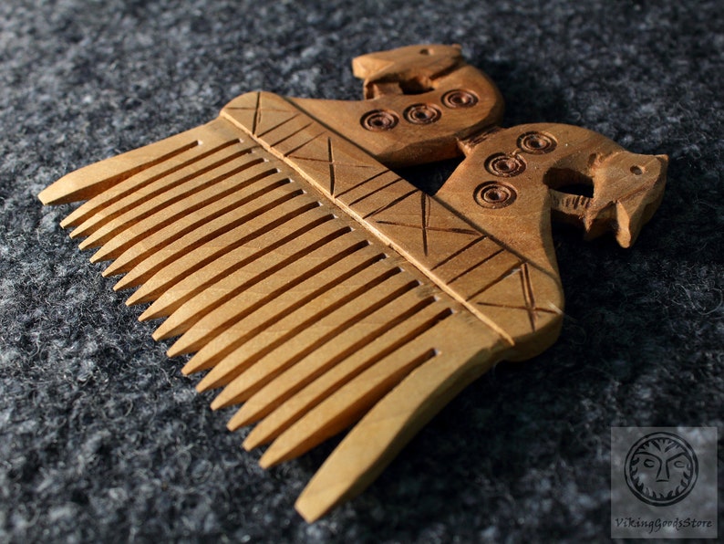 Peigne En Bois Réplique Du 6e-7e Siècle - Accessoire Reconstitution Historique Moyen Âge - Neuf