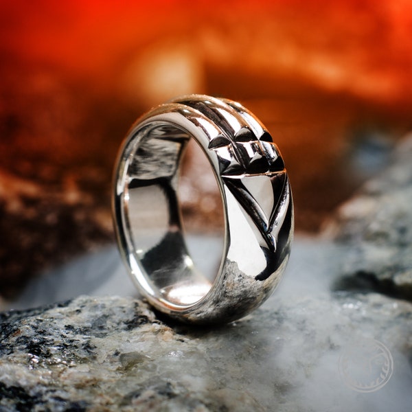 Atlantis solid silver ring, Atlantean band, Luxor, Egyptian, Energetic, Protection Ring, Artifact, Egypt, Pharaoh Ring, Energy, Bague Atlant