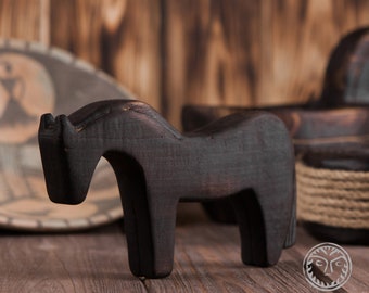 Toy Horse, Baby Toy, Medieval Toy, Medieval Game, Wooden Toy, Slavic, Viking, Norse, Scandinavian, SCA, LARP, Reenactment, Museum Copy