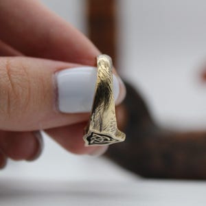 Triquetra Siegelring, Triquetra Knotenring, heidnischer Schmuck Bild 7
