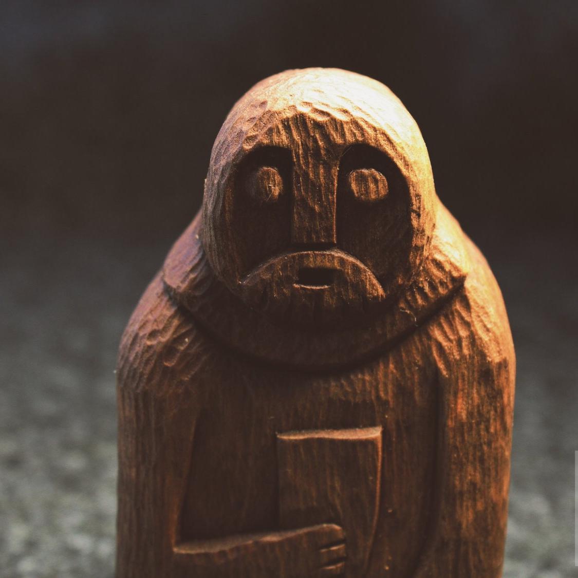 Handcarved Scythian Idol, Primitive Wooden Sculpture - Etsy