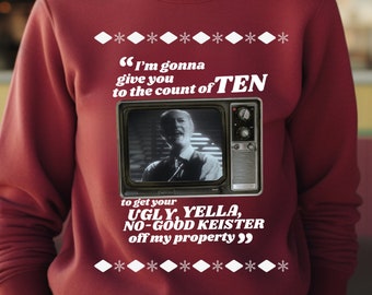 Home Alone Xmas Sweatshirt, Funny Xmas Sweatshirt, 90s Xmas Sweatshirt, Retro 90s Sweatshirt, 90s Tee, Kevin McCallister, Johnny Valentine