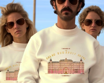 Grand Budapest Hotel Sweatshirt: Wes Anderson Film Inspired