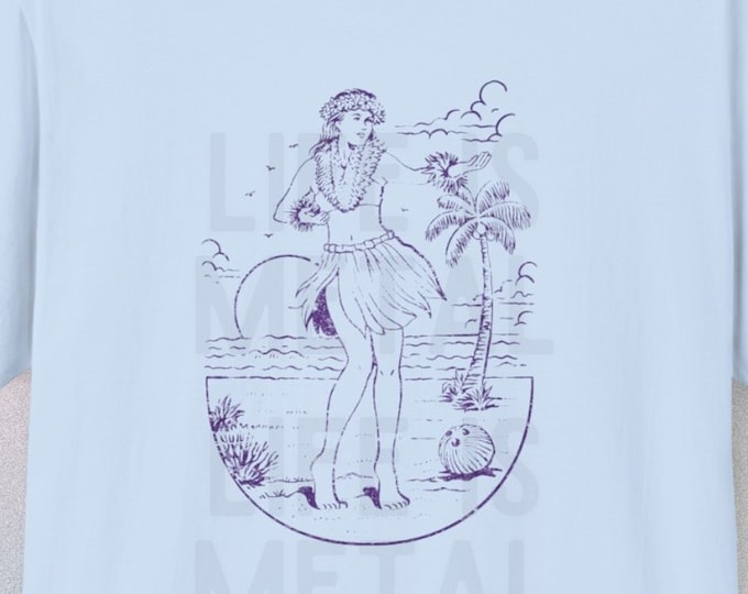 Hula Girls Short Sleeves Hawaiian Shirt