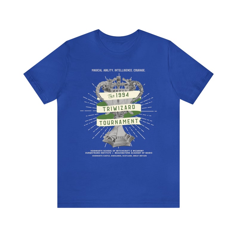 Triwizard Tournament Shirt, Hogwarts Sweatshirts, Wizard Shirt, Wizarding World Shirt, Hogwarts House Shirt, Magic World Shirt, HP Fan Gift True Royal