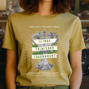 Triwizard Tournament Shirt, Hogwarts Sweatshirts, Wizard Shirt, Wizarding World Shirt, Hogwarts House Shirt, Magic World Shirt, HP Fan Gift image 3