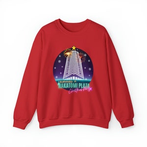 Die Hard 1988 Xmas Crewneck Sweater, Nakatomi Plaza Sweater, Funny Christmas Sweater, Bruce Willis Christmas, Die Hard 80s Sweatshirt Red