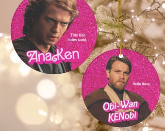 AnaKen Skywalker Ceramic Ornament, Funny Star War, Star War Lover