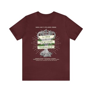 Triwizard Tournament Shirt, Hogwarts Sweatshirts, Wizard Shirt, Wizarding World Shirt, Hogwarts House Shirt, Magic World Shirt, HP Fan Gift Maroon