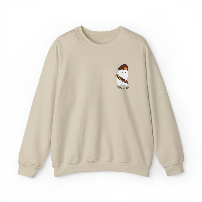 Ghoul Scout Halloween Sweatshirt: Spooky Girl Scout Gift Sand