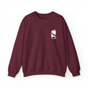 Ghoul Scout Halloween Sweatshirt: Spooky Girl Scout Gift Maroon