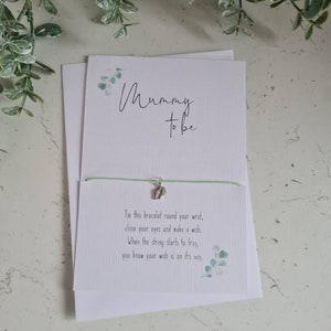 Gift for Mummy to be | Mum Wish Bracelet | Mum to be Wish Bracelet | Gift for Mother | Mother&#39;s Day Gift | Babyshower Gift | Mum to be