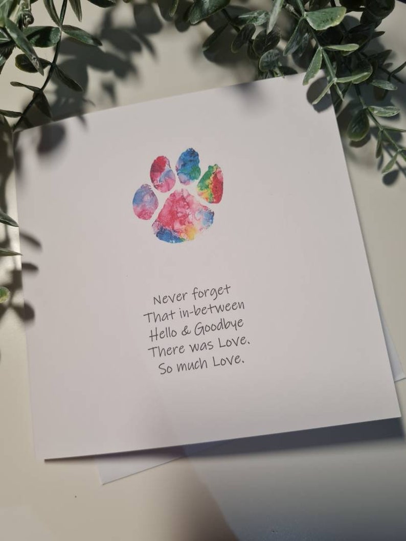 Wishing Well Pet Sympathy Card | Thinking Of You After Loss - View #14