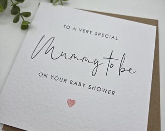 New Mummy To Be Card, Baby Shower Gift, Baby Shower Card, You're Pregnant, Congratulations