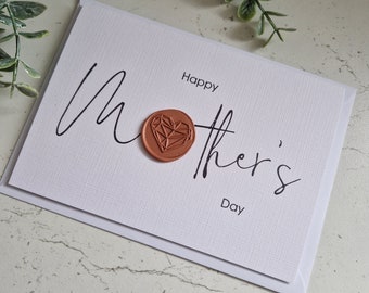 Mothers Day Card UK | Mothers Day Card | Mothers Day Card Handmade | Mothers Day Card Personalised |  Mum | Grandma | Auntie | Wax Seal