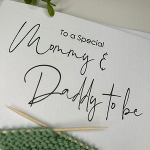 Mom - Dad to Be | Card for New Mommy & Daddy| Mommy to Be Card | New ...