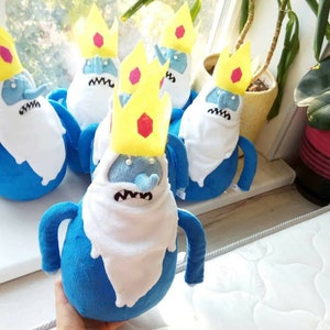 Plush King, Ice King, plush king from ice, plush Ice King, plush toy, kawaii, Ice King toy, Ice King doll, doll king, Ukraine