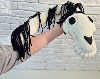 Plush Long Horse, Long Horse plushie, plush toy Horse, plush Horse, plush toy Horse, handmade plush toy horse