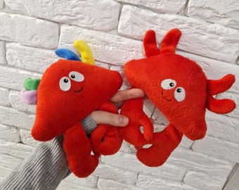 Crab, plush crab, crab toy, pkushie crab