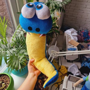 Kawaii Plush Python: Bendable Geek Coder Gift (50-60cm)