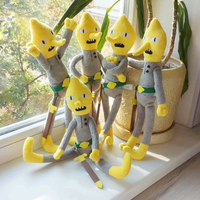 Earl of Lemongrab plush toy Earl of Lemongrab adventure time | Etsy