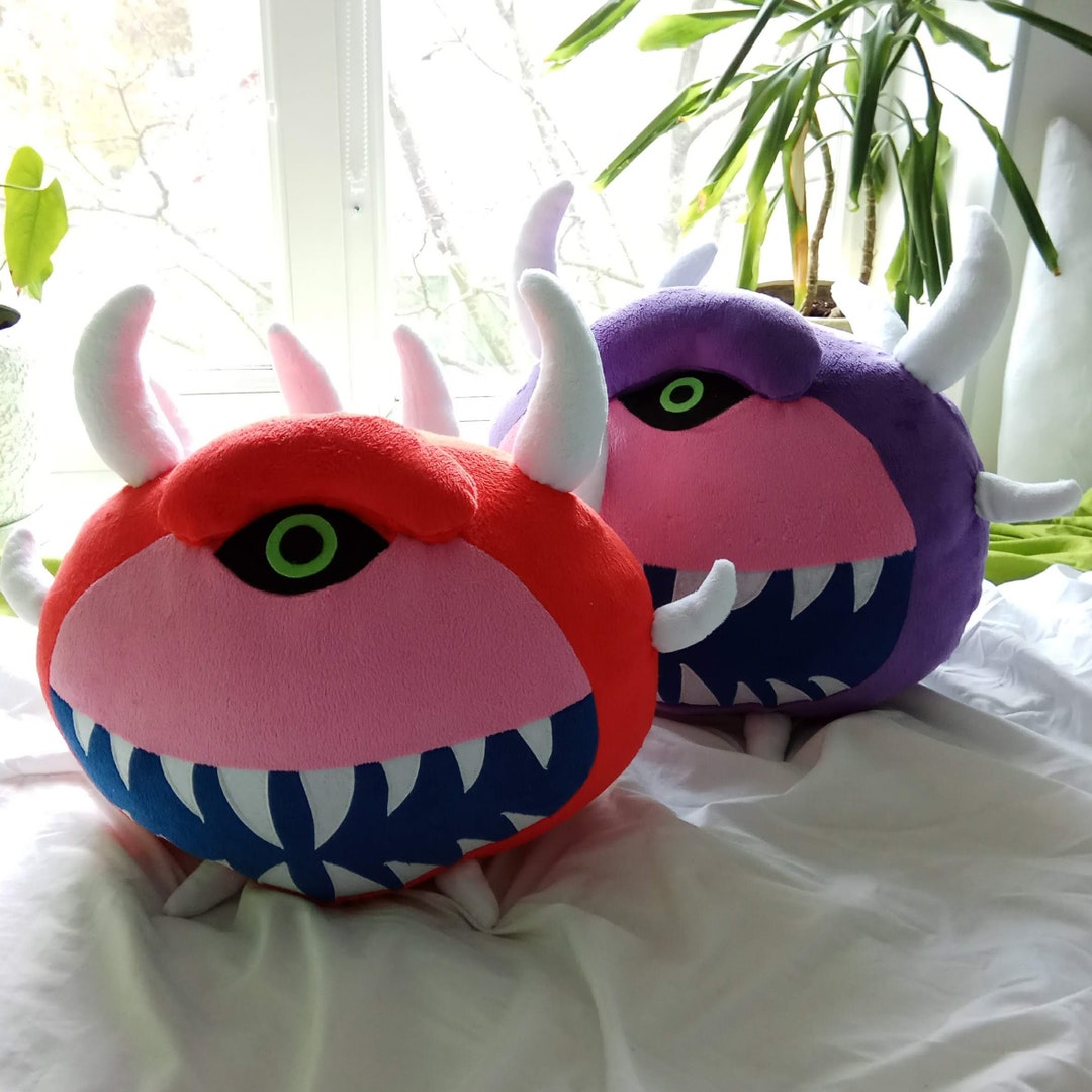 Pillow Demon Cute Demon Demon Toy Demon Game Plushie - Etsy