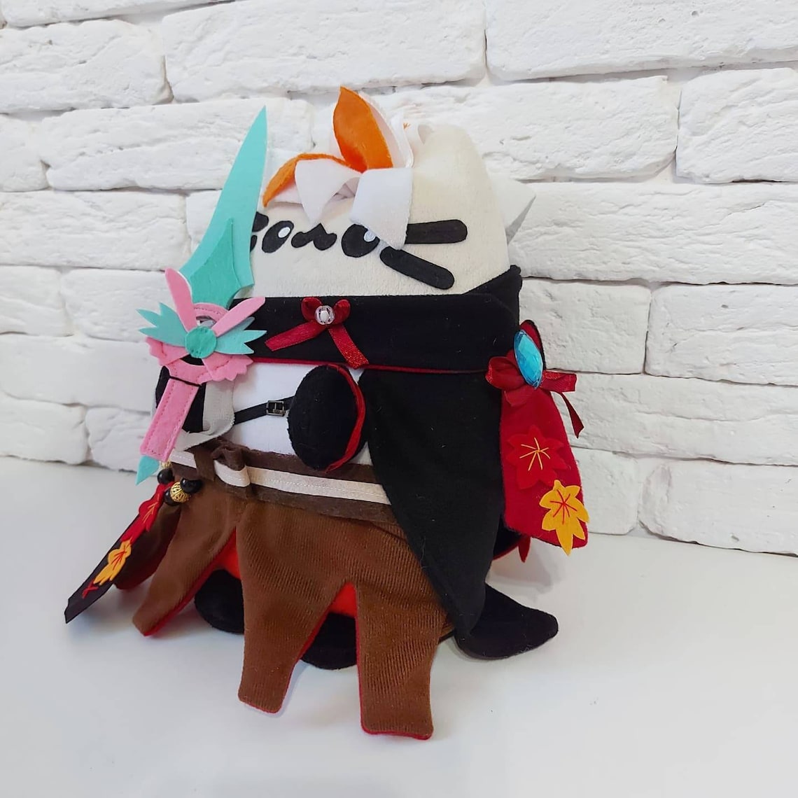 Kazuha Plush Kazuha Plush Cat Genshin | Etsy Norway