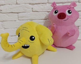 Plush Pig, pink Pig toy,Pig toy plush, pig plushie, handmade plush pig, Pig cosplay, Pig toy