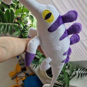 Handmade custom Stalker, subnautica plush, subnautica stalker, Ukrainian artist