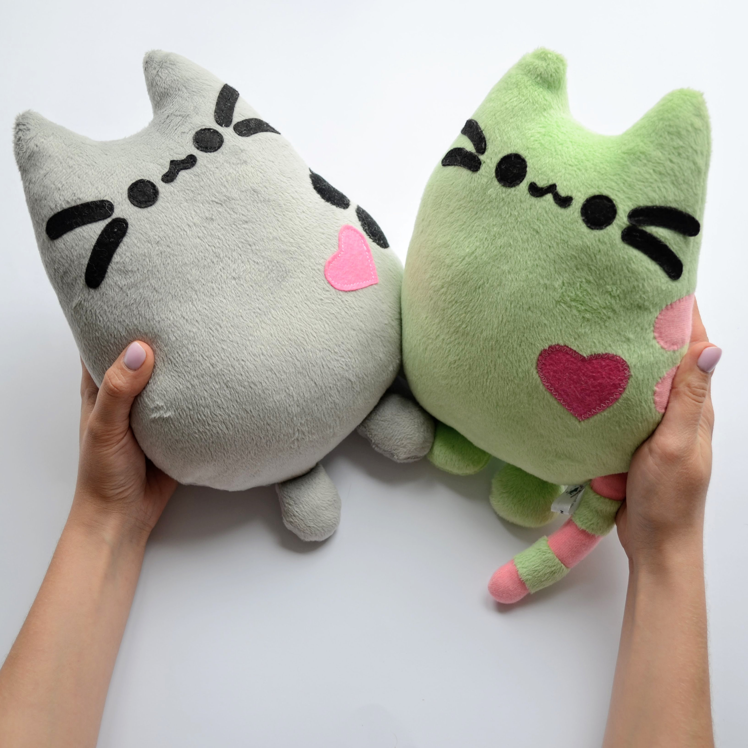 Pusheen Toy cat with a heart soft toy plush toy plushie | Etsy
