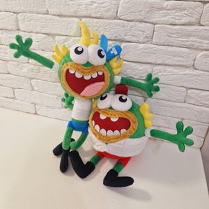 Breadwinners, Breadwinners plush,Breadwinners toys, cartoon plush, cartoon plush toys, Ukrainian artist, handmade plush, SwaySway, Buhdeuce