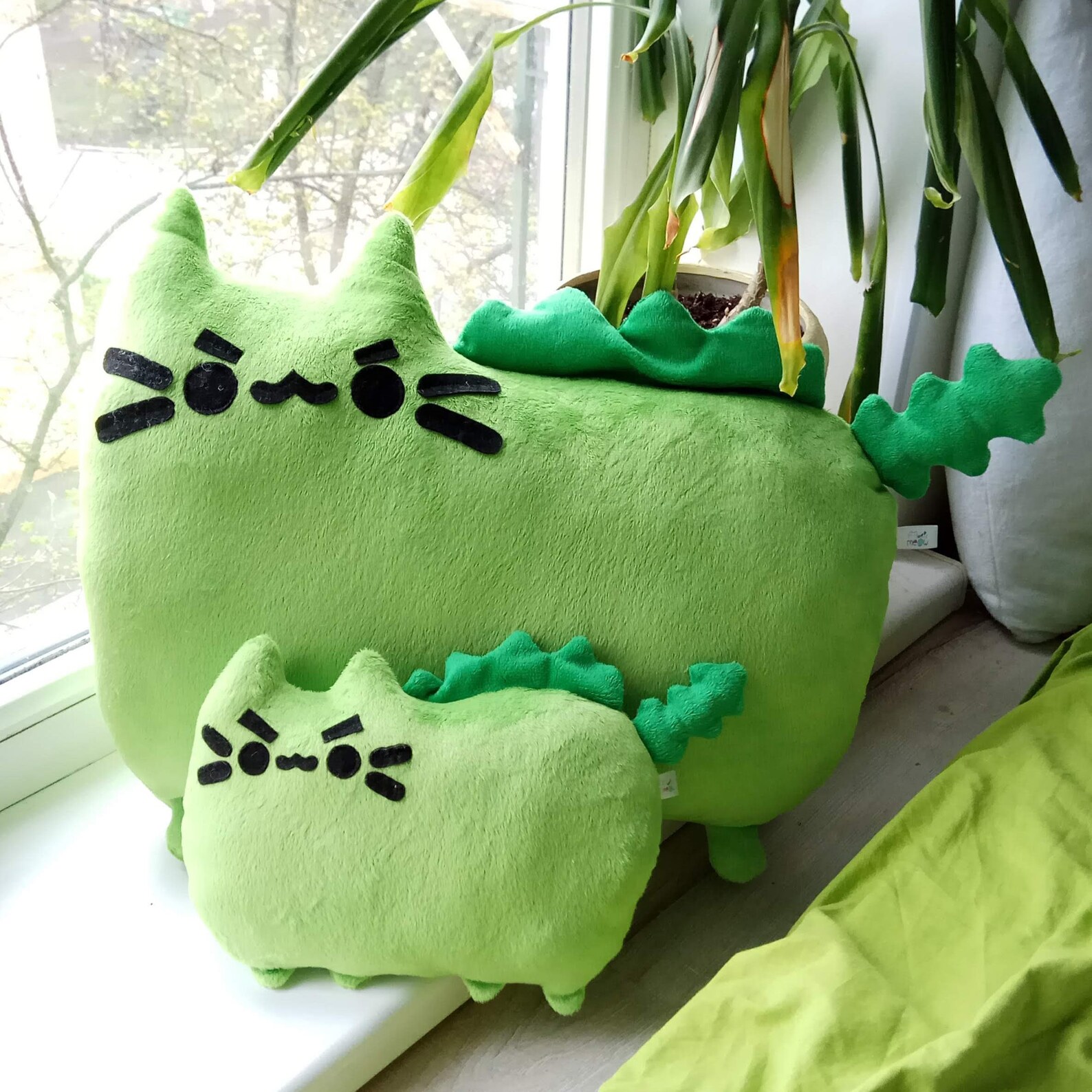 Pusheen Pusheen cat Cat Dinosaur Dino Plushie Dino Dino | Etsy