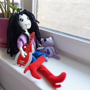 Vampire Queen, Artisan interior doll, textile doll, textile toy, princess doll, Vampire doll, textile princess, doll, Ukrainian artist