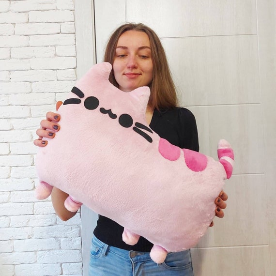 Plush Cat Pillow Cat Cat Pillow Cat Lover Gift Pillow Cat Etsy