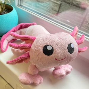 Axolotl Plushie, Axolotl Spielzeug, Axolotl Plüschtier, Axolotl Plüsch, Axolotl, Ständer mit Ukraine