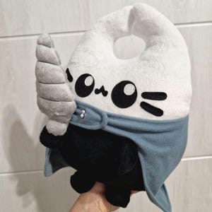 Custom plush toy cat, cat Hollow Knight,  custom plush toy, Ukrainian artist, handmade plush cat, cat toy, Hollow Knight custom, plushie