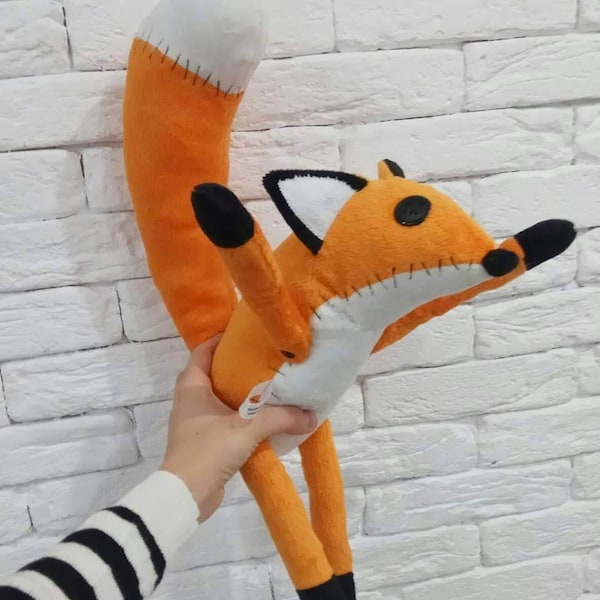 Fox, plush fox, little fox, plush toy, handmade fox, kawaii, handmade, Stand with Ukraine