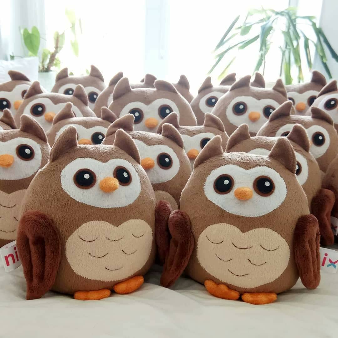 Peluche Cojín Squishy Buho  Jugar y Crear Juguetería – Juguetería Online  🌟 Envíos a todo Chile 🇨🇱 Jugar y Crear