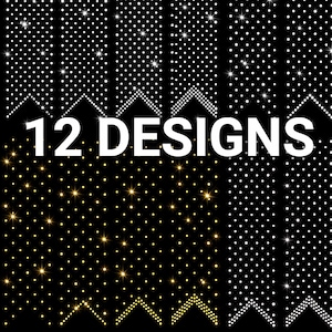 12 Cheer Bow Rhinestone Template, V tail, 3 inch rhinestone digital download, svg, eps, png, dxf