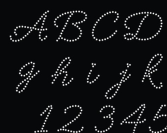 Handgeschreven alfabet strassteen sjablonen, cirkel monogram frames digitale download, svg, eps, png, dxf