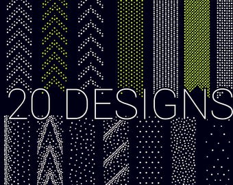 Cheer Bow Rhinestone Templates, SS10, SS16, V Tail (Digital Download)