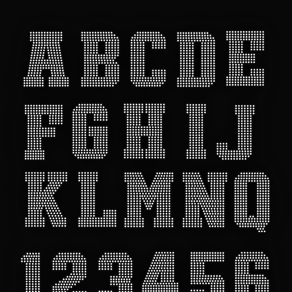 SALE!> Huge College Sport letters Alphabet and digits digital download, svg, eps, png, dxf rhinestone template