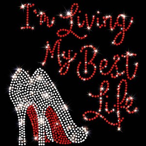 Rhinestone High Heel Template, Life SVG, DIY Bling (Digital Download