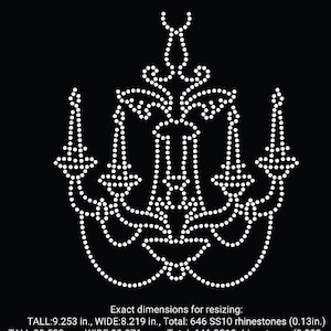 Chandelier Rhinestone SVG | Elegant Vintage Lighting Template | PNG DXF Digital Cut File for Cricut & Silhouette