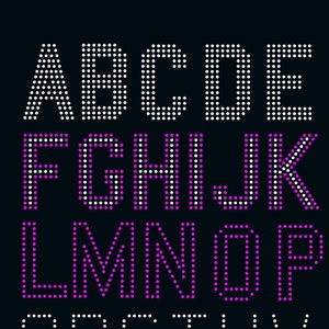 Simple sport letters Alphabet and Digits digital download, svg, eps, png, dxf rhinestone template