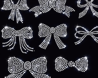 8 linten strass sjabloon digitale download, svg, eps, png, dxf