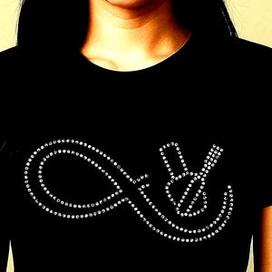Modèle de vernis à ongles infini tourbillon strass (SVG PNG DXF)