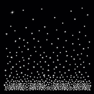 Modello di strass sparsi, SS10 SS16, design sfumato (download digitale)