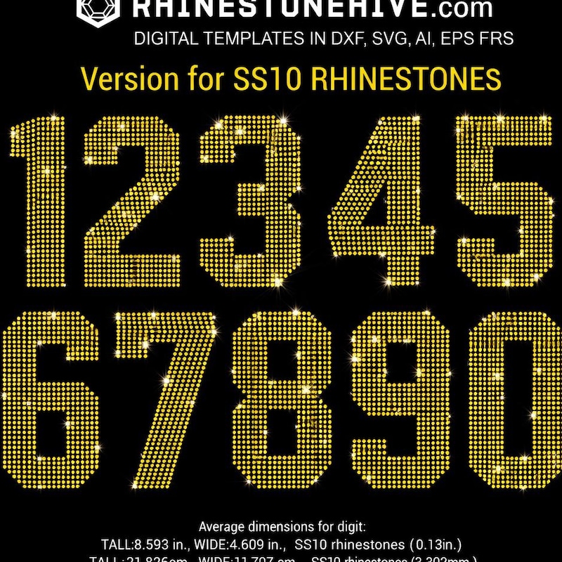 Rhinestone Sport Template - Etsy